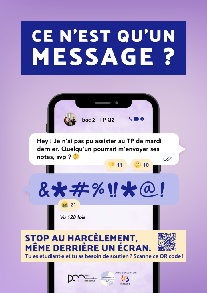 Affiche - Cyberharcèlement